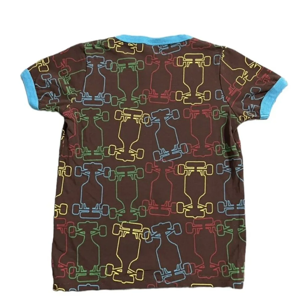 Me&I Darlings Sz 98/104 (3-4Y) Racecar Ringer Tee Shirt
